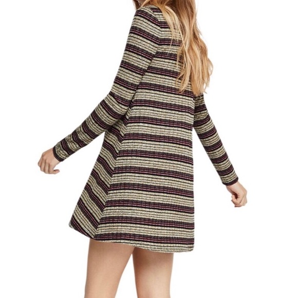 BCBGeneration - Metallic Striped A-Line Dress - Picture 4 of 5